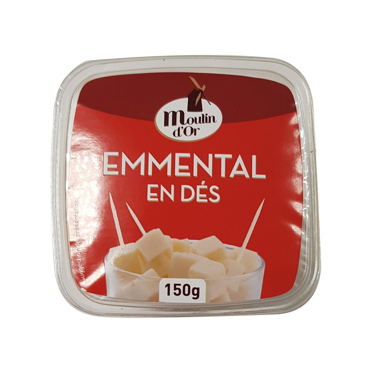 MOULIN D'OR Dès d'emmental 150g