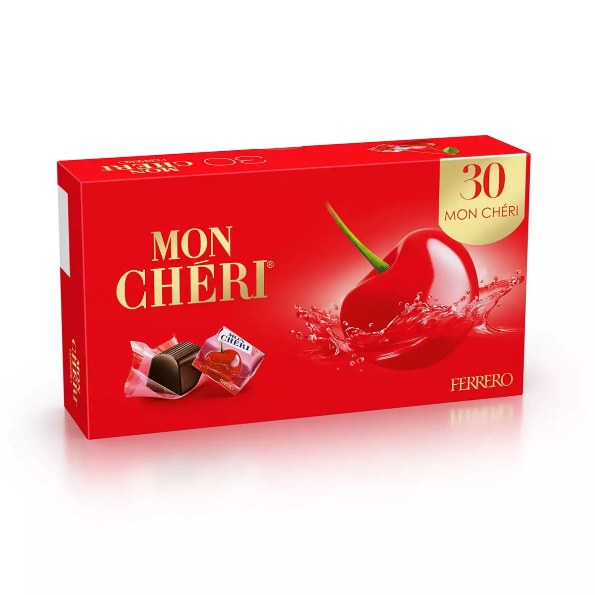 FERRERO Mon Chéri Cherry Club Chocolat noir fourrés cerise et