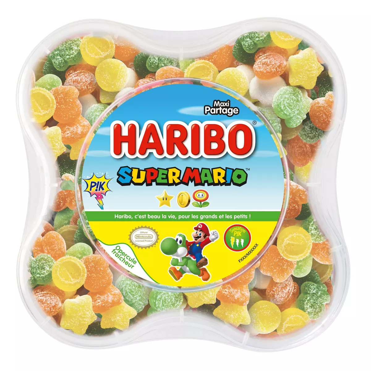 HARIBO Bonbons gélifiés Pik Super Mario 550g