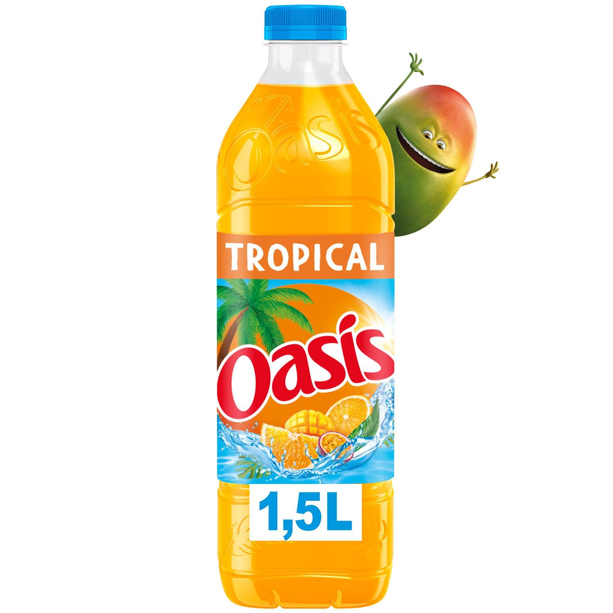 Voir la diapositive 2 : OASIS Boisson aux fruits goût tropical 1.5l