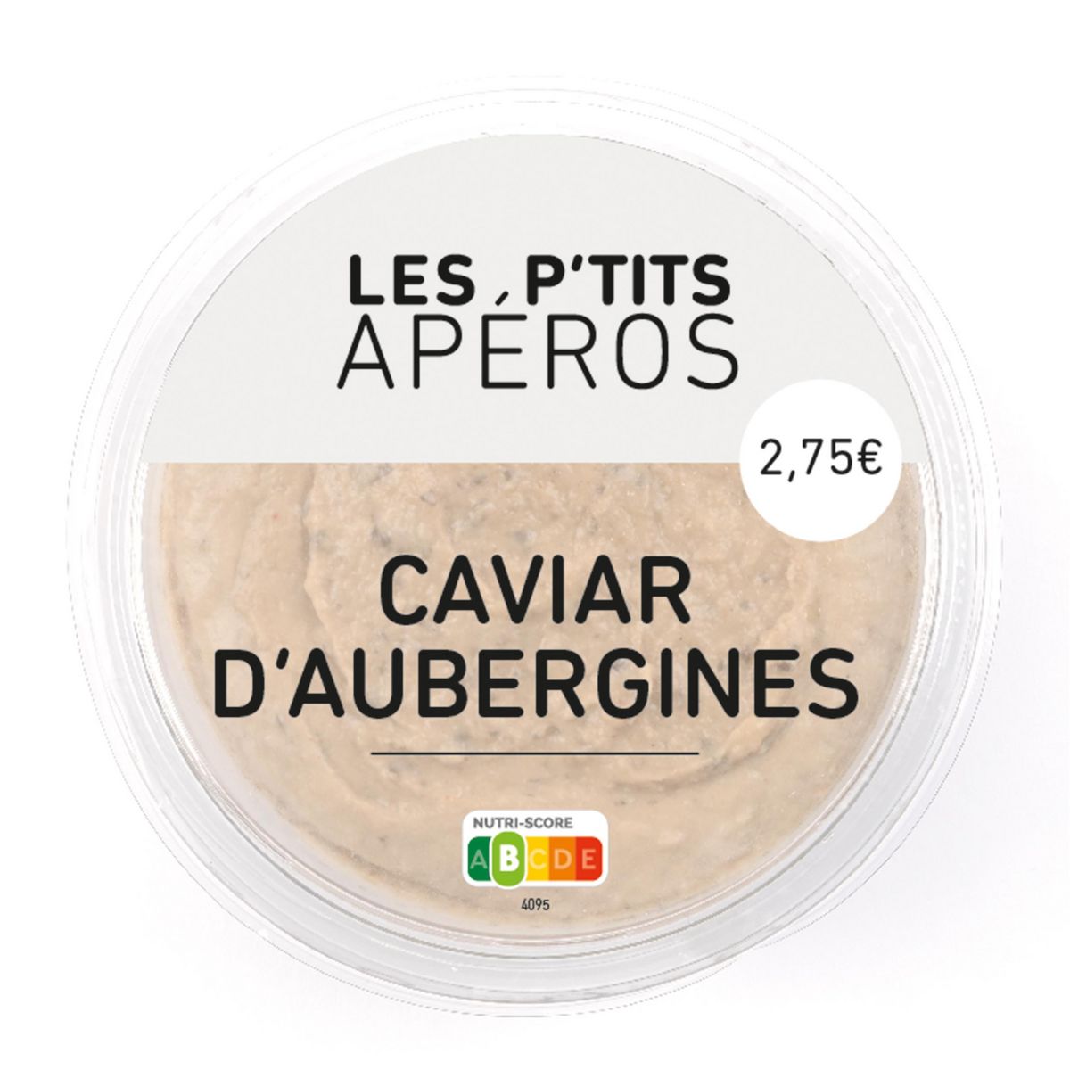 LES P'TITS APEROS Caviar d'aubergines 200g
