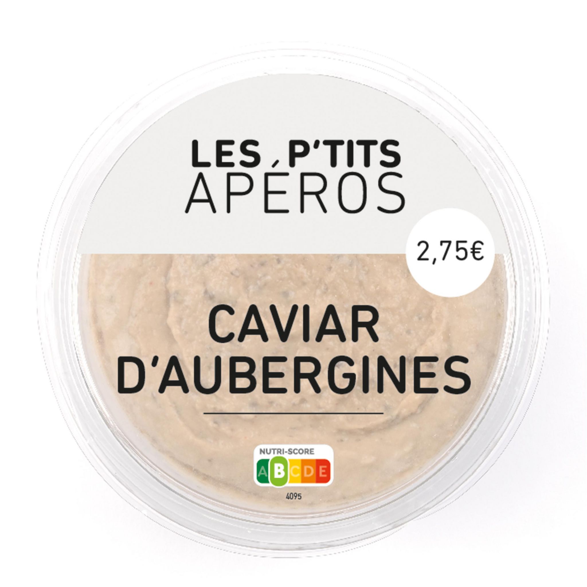 Voir la diapositive 2 : LES P'TITS APEROS Caviar d'aubergines 200g