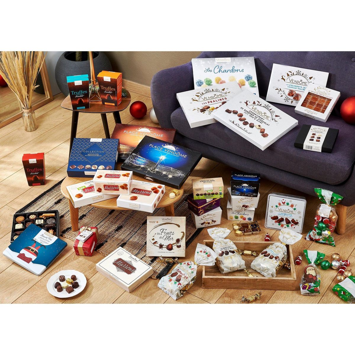 VENDOME Assortiment de pâtes de fruits 30 pièces 375g