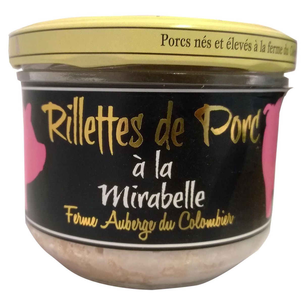 FERME DU COLOMBIER Rillettes de porc à la mirabelle 180g