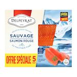 DELPEYRAT Saumon fumé sauvage 5 tranches 140g