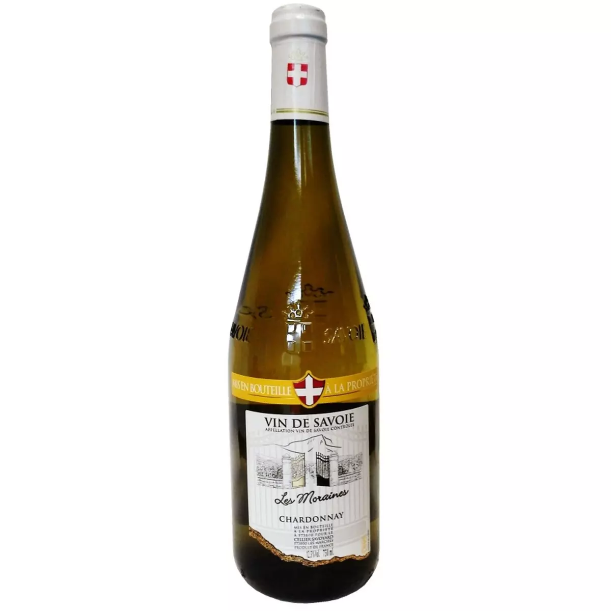 ADRIEN VACHER AOP Vin de Savoie Chardonnay Les Moraines blanc 75cl