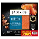 LABEYRIE Saumon fumé de Norvège 8 tranches 2x130g