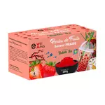 WEI MING Perles de fruits saveur fraise pour Bubble Tea 4 cups 480g