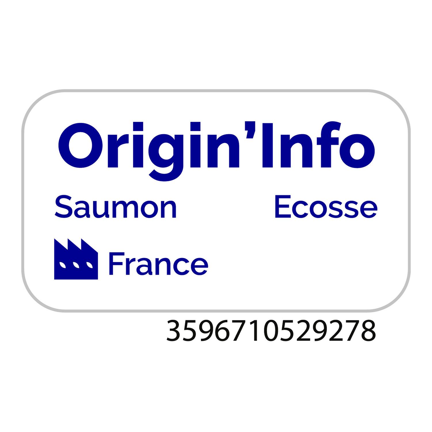 Voir la diapositive 3 : AUCHAN CULTIVONS LE BON Saumon fumé d'Écosse 4 tranches 130g
