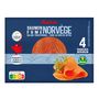Voir la diapositive 2 : AUCHAN CULTIVONS LE BON Saumon fumé de Norvège 4 tranches 130g