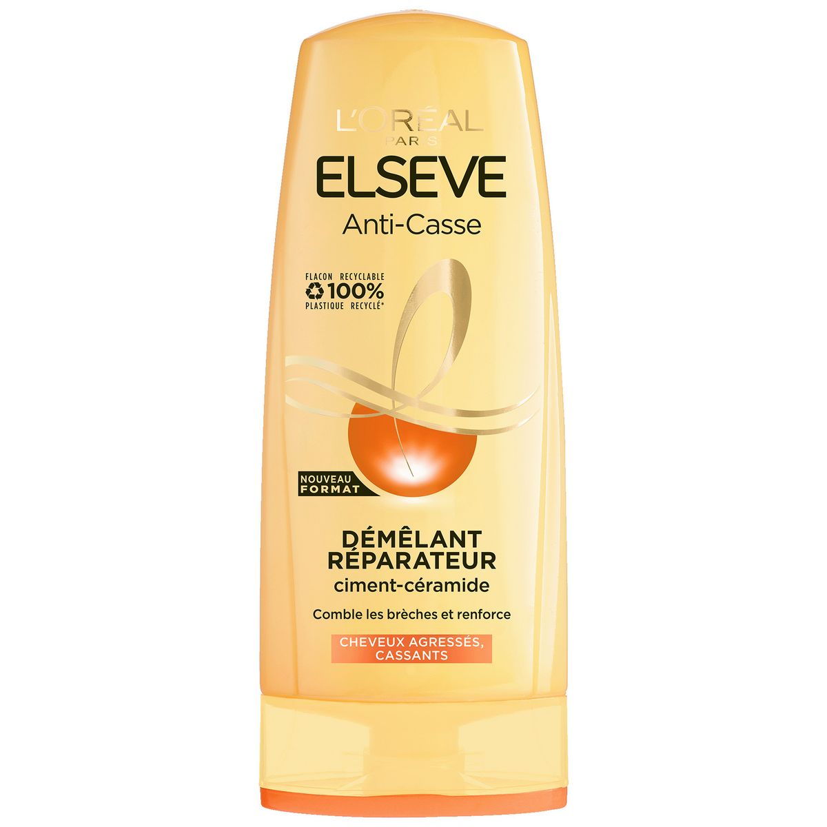 ELSEVE Anti-casse démêlant réparateur cheveux agressés et cassants 300ml