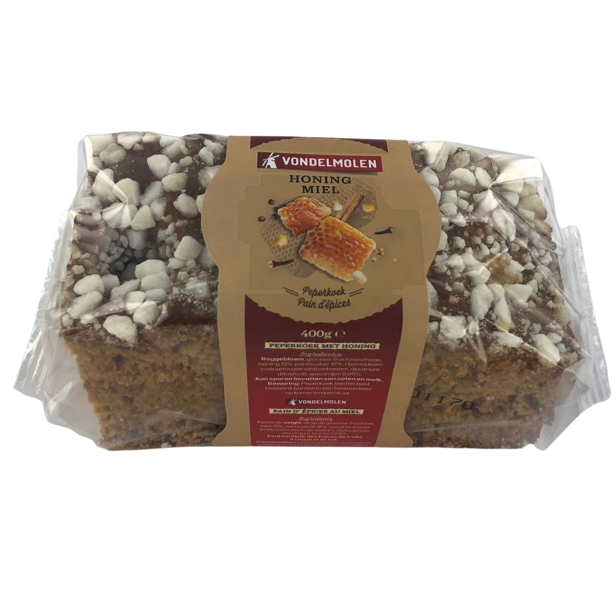 VONDELMOLEN Pain d'épices au miel 400g