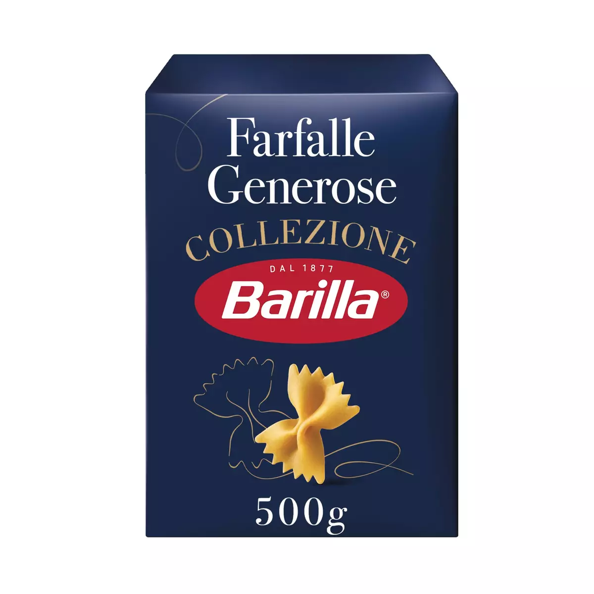BARILLA Pâtes Collezione Farfalle Generose 500g