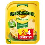 LEERDAMMER L'Original fromage tendrement fruité 12 tranches + 4 offertes