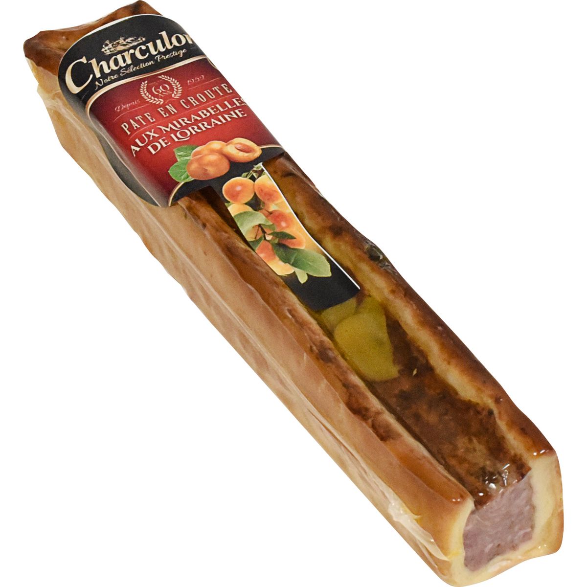 CHARCULOR Pâté en croûte aux mirabelles de Lorraine 450g