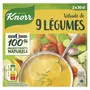KNORR Soupe veloutée 9 légumes 2 personnes 2x30cl