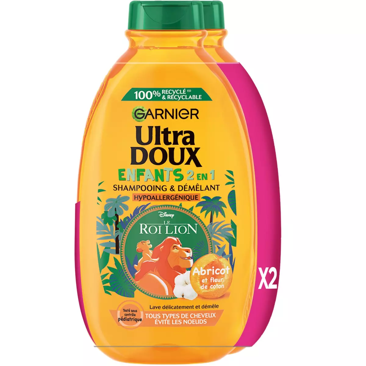 Shampooing pour Enfants Abricot et Fleur de Cotton Ultra Doux 400ml