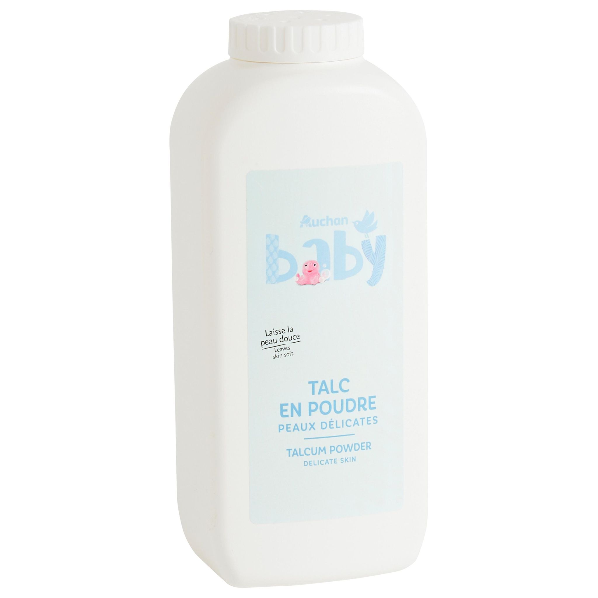 Voir la diapositive 3 : AUCHAN BABY Talc en poudre pour peaux délicates 250g