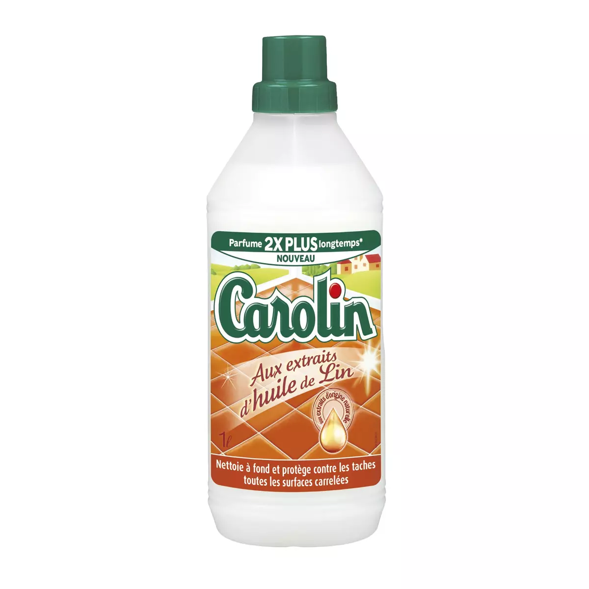 CAROLIN Nettoyant sol aux extraits d'huile de lin 1l