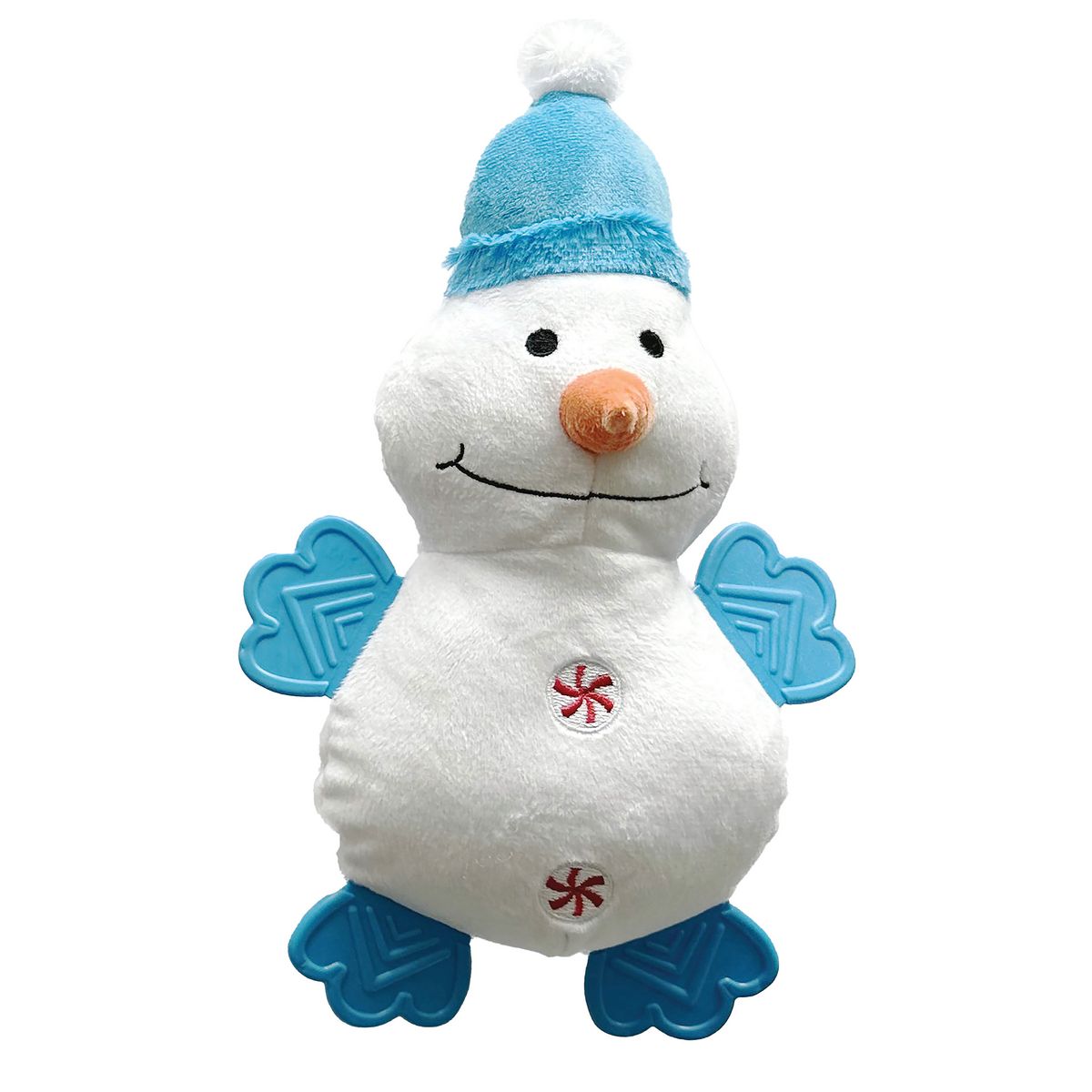 RIGA Peluche bonhomme de neige pour chien 1 pièce