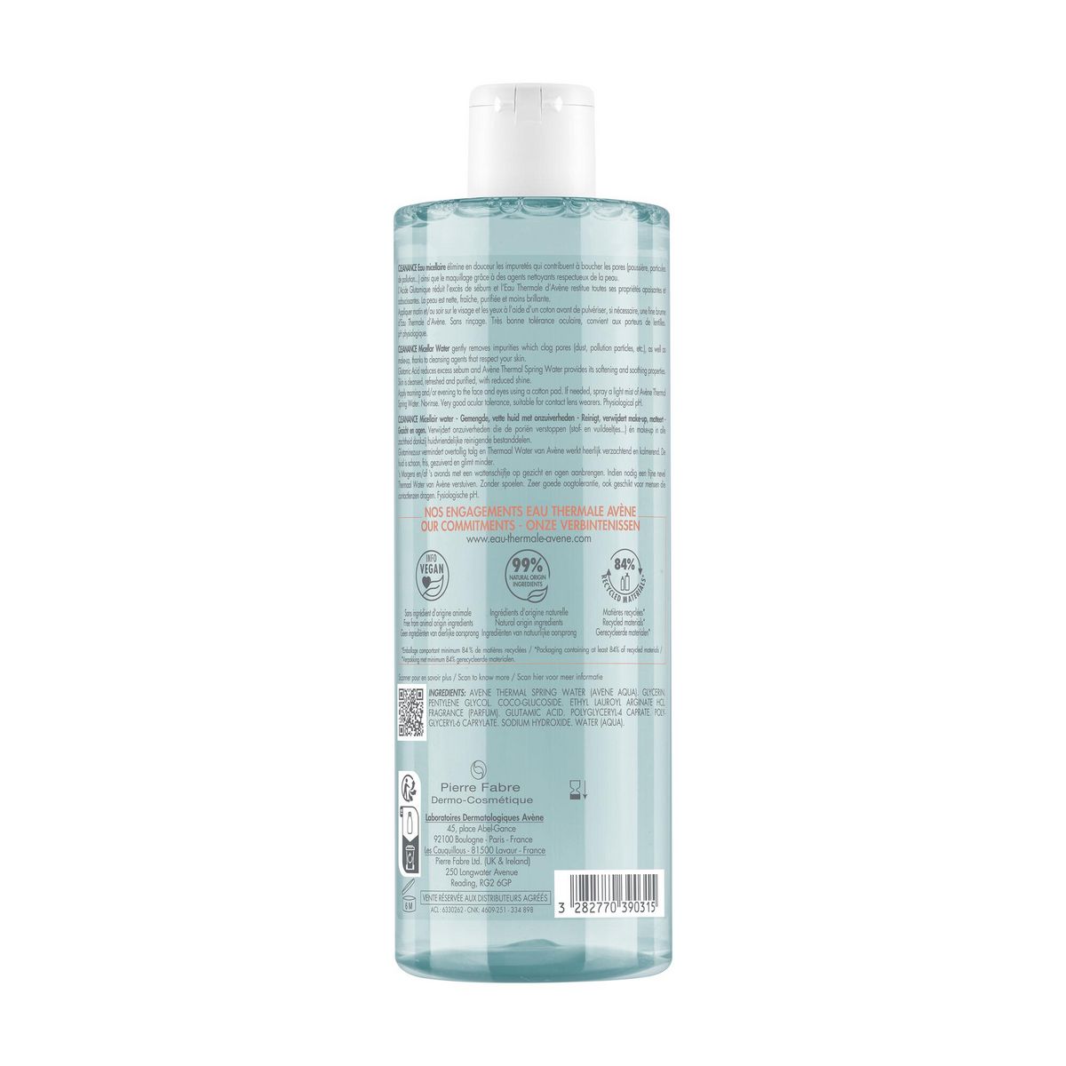 AVÈNE Cleanance eau micellaire 400ml
