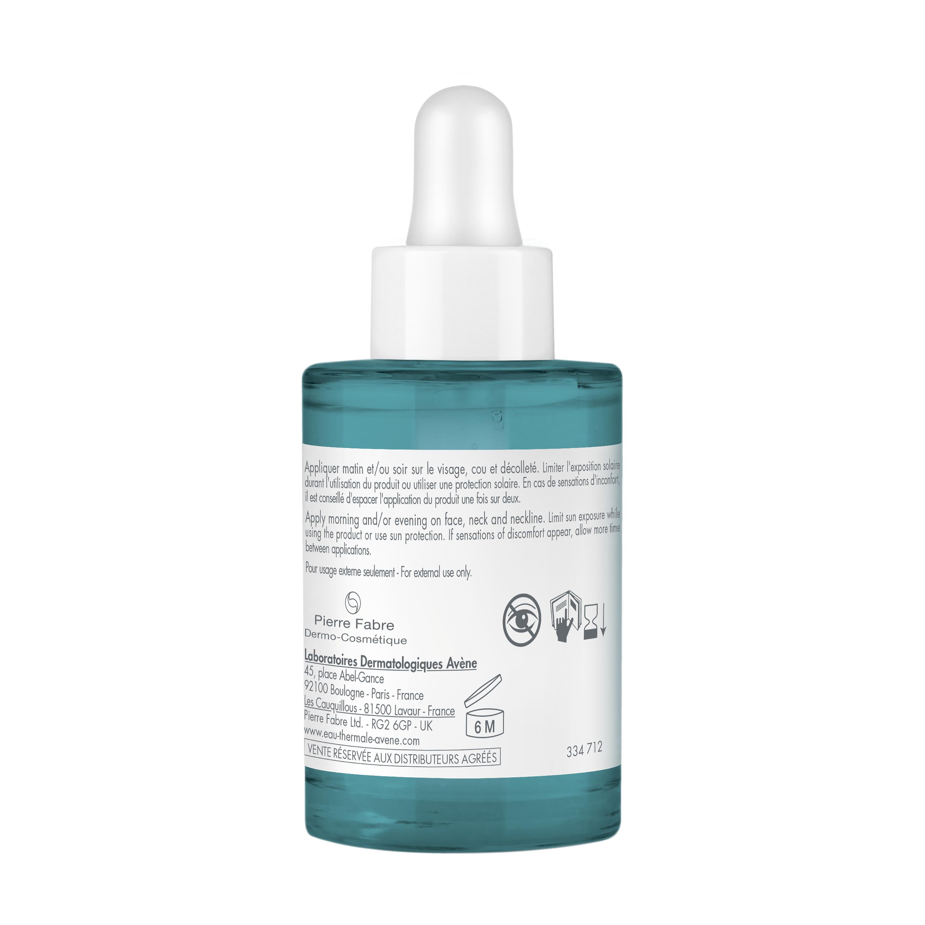 Voir la diapositive 2 : AVÈNE Cleanance sérum exfoliant A.H.A peaux sensibles à imperfections 30ml