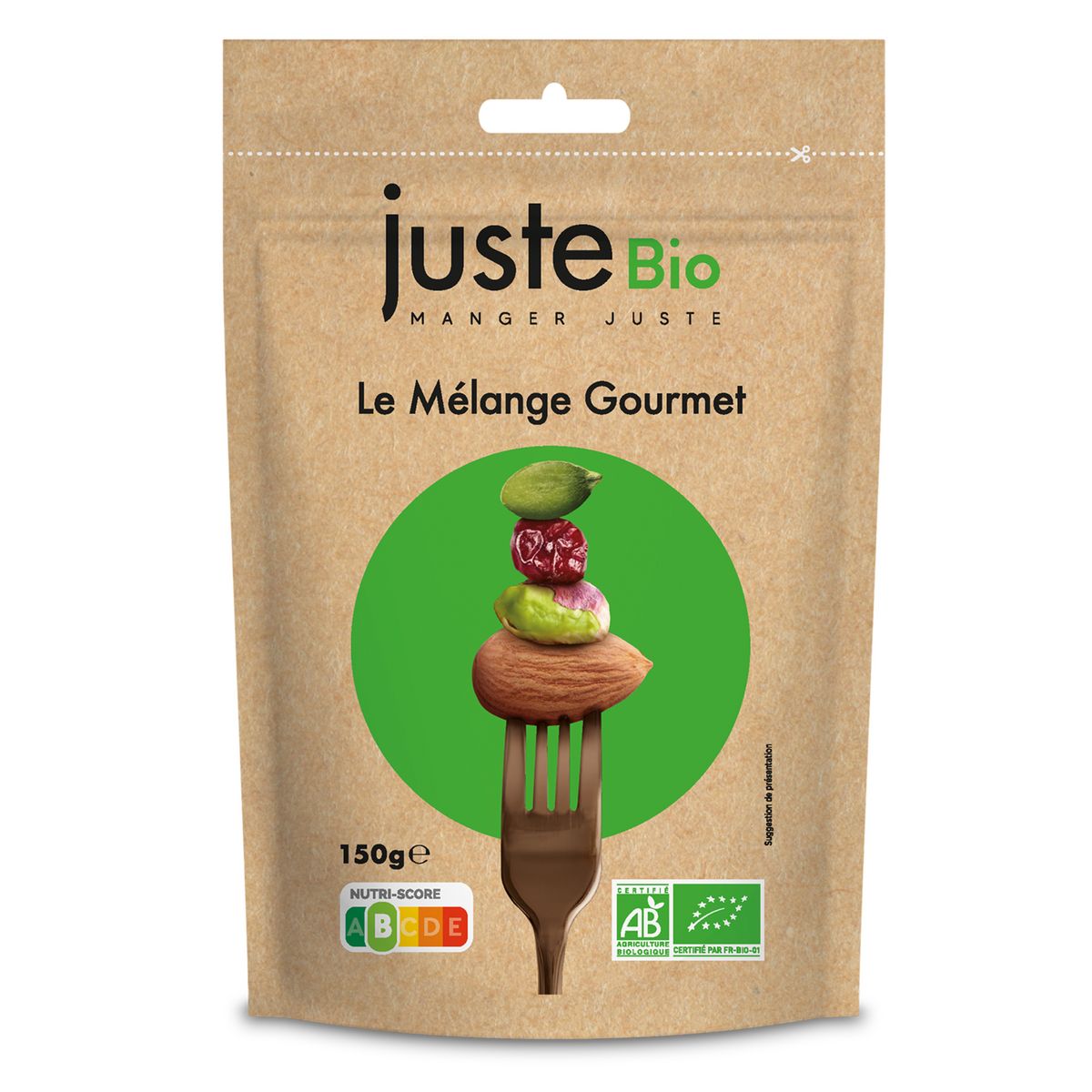 JUSTE BIO Le Mélange Gourmet 150g