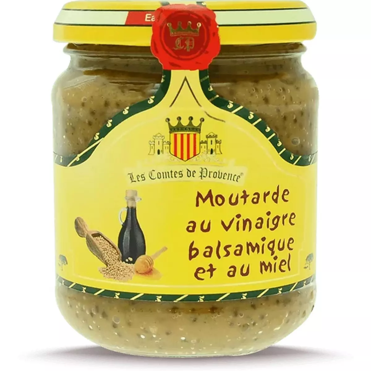 COMTES DE PROVENCE Moutarde au vinaigre balsamique et au miel 230g