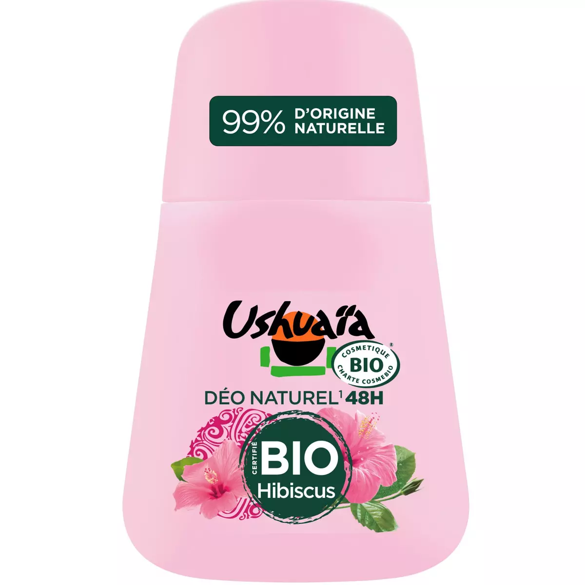 USHUAIA Déodorant bille BIO hibiscus 50ml