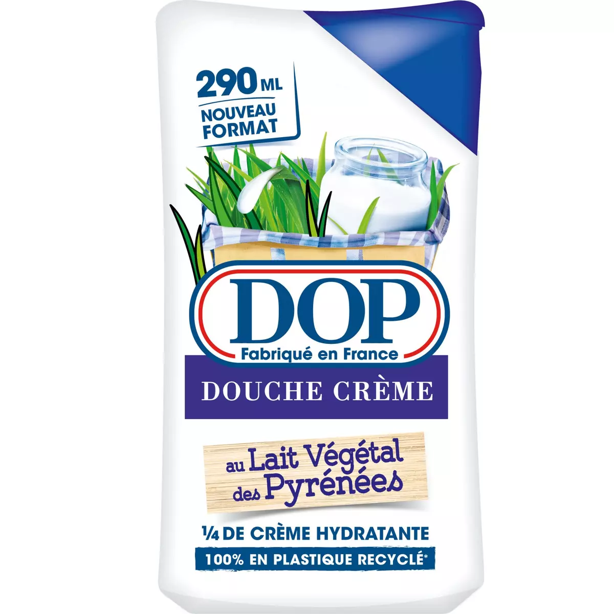 DOP Gel douche crème au lait végétal des Pyrénées 290ml