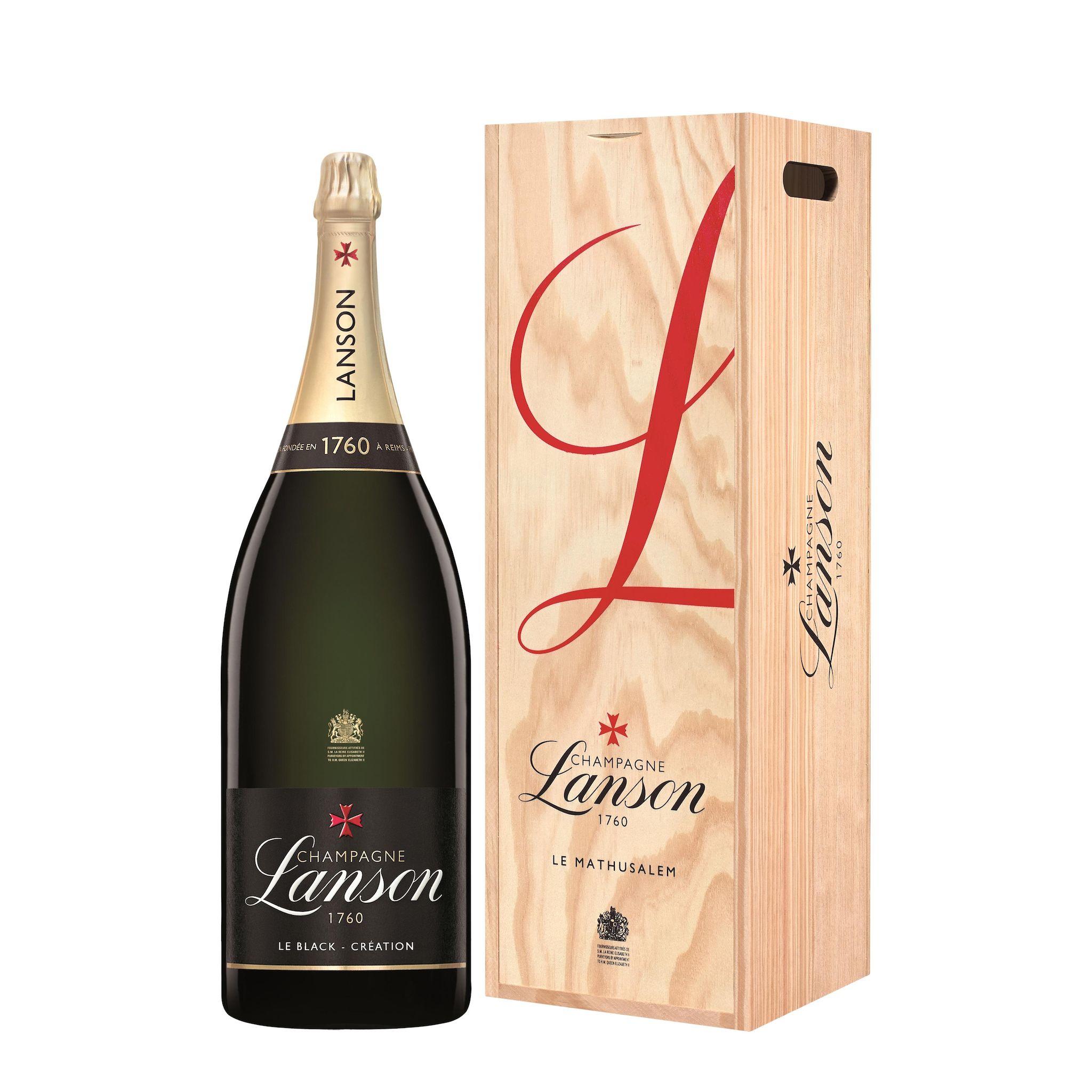 LANSON AOP Champagne caisse bois 6l