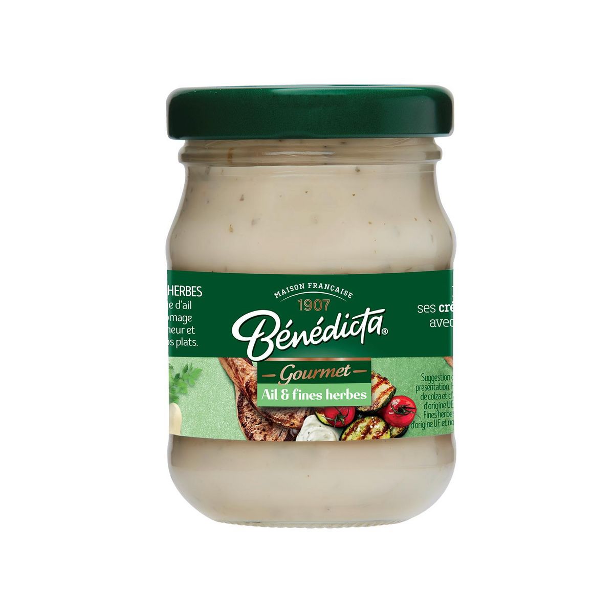 BENEDICTA Sauce à l'ail et fines herbes 80g
