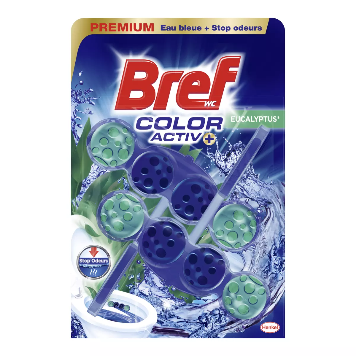 BREF WC Color activ+ eucalyptus 2 blocs