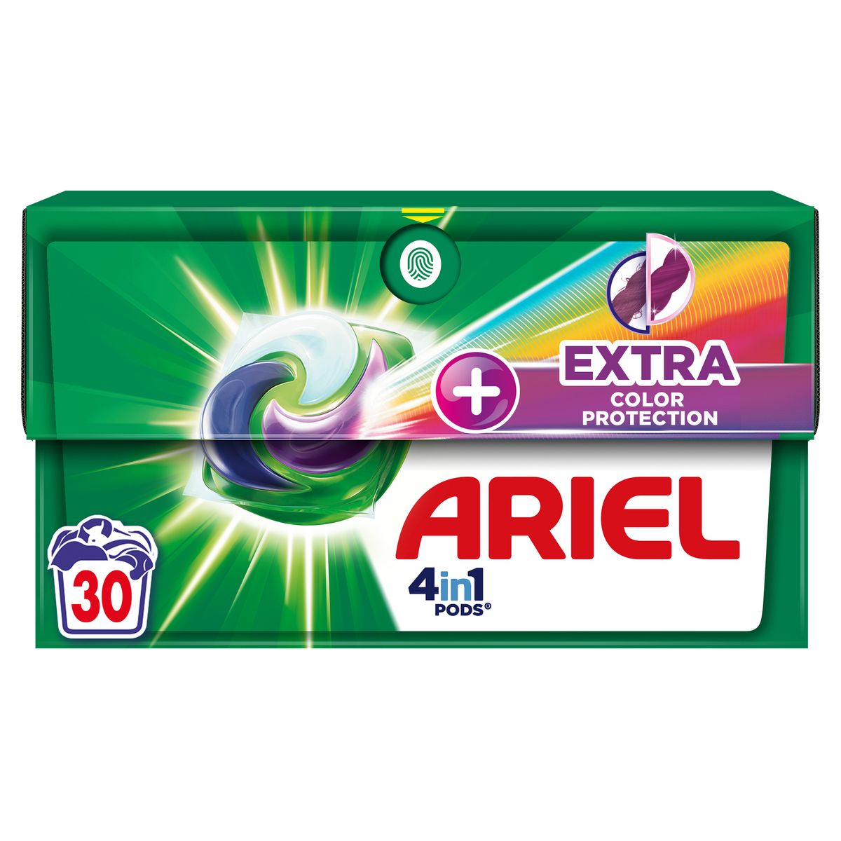 ARIEL Pods lessive capsules 4en1 extra color protection 30 capsules