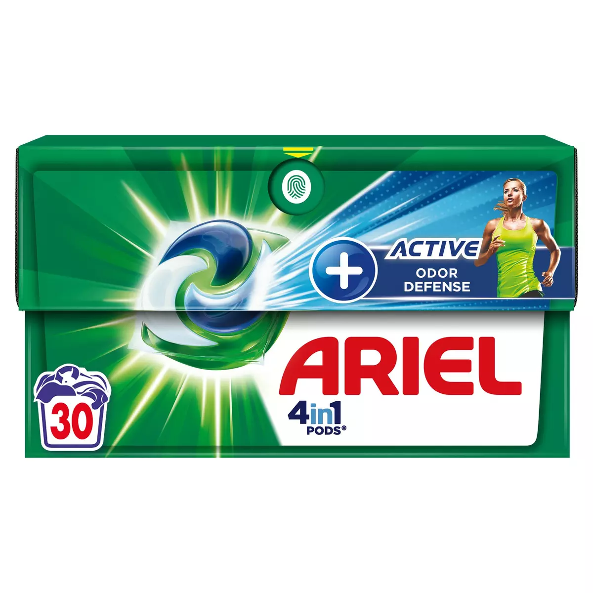 ARIEL Pods lessive capsules active odor defense 30 capsules