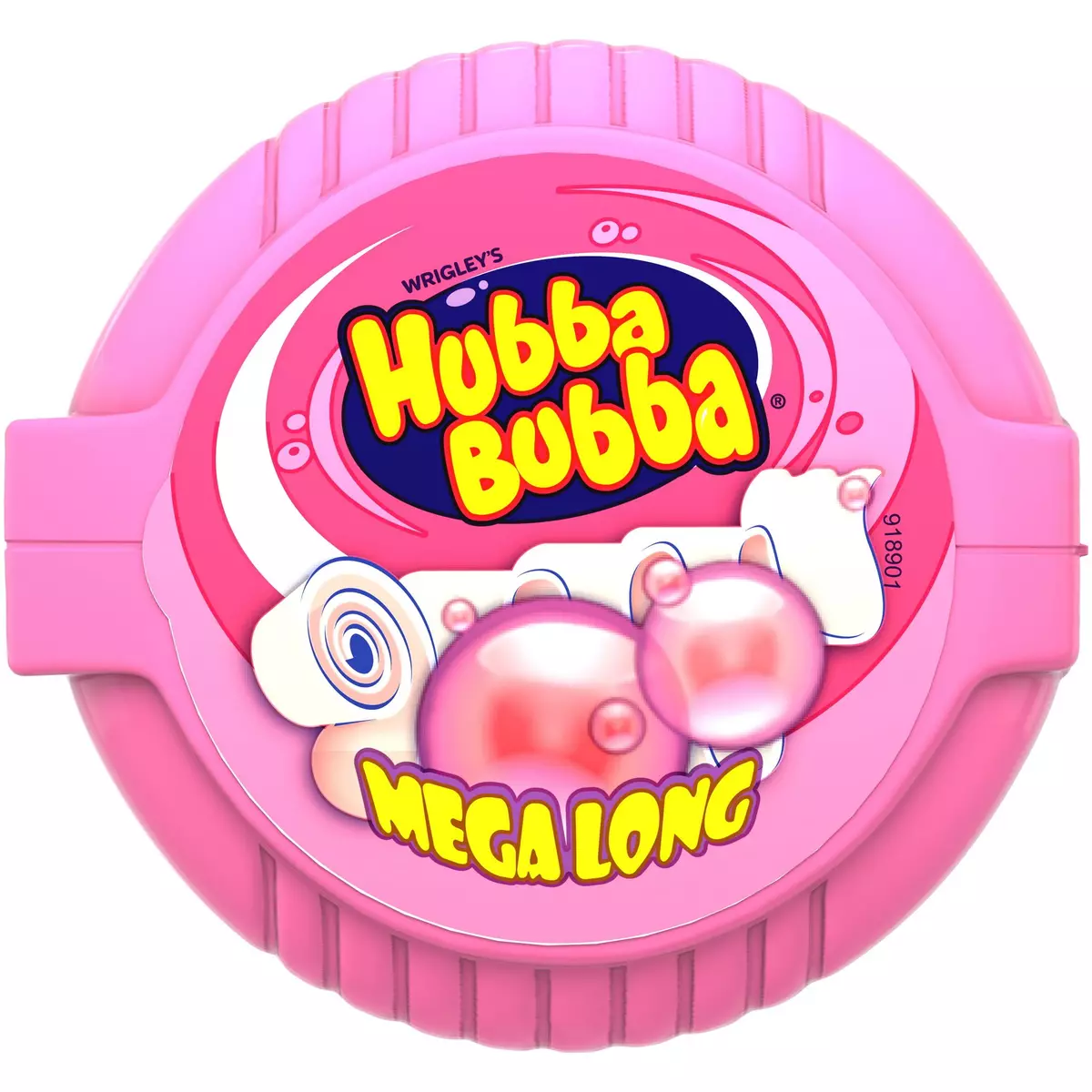 HUBBA BUBBA Chewing gum rouleau mega long 56g
