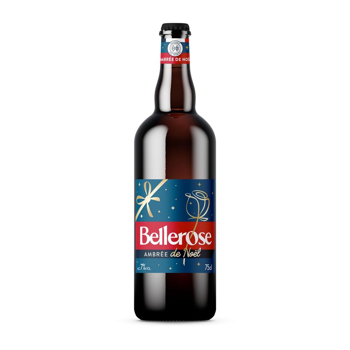 BELLEROSE Bière ambrée d'hiver extra 7% 75cl