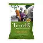 TYRRELL'S Chips légumes saveur panais carottes betteraves 125g