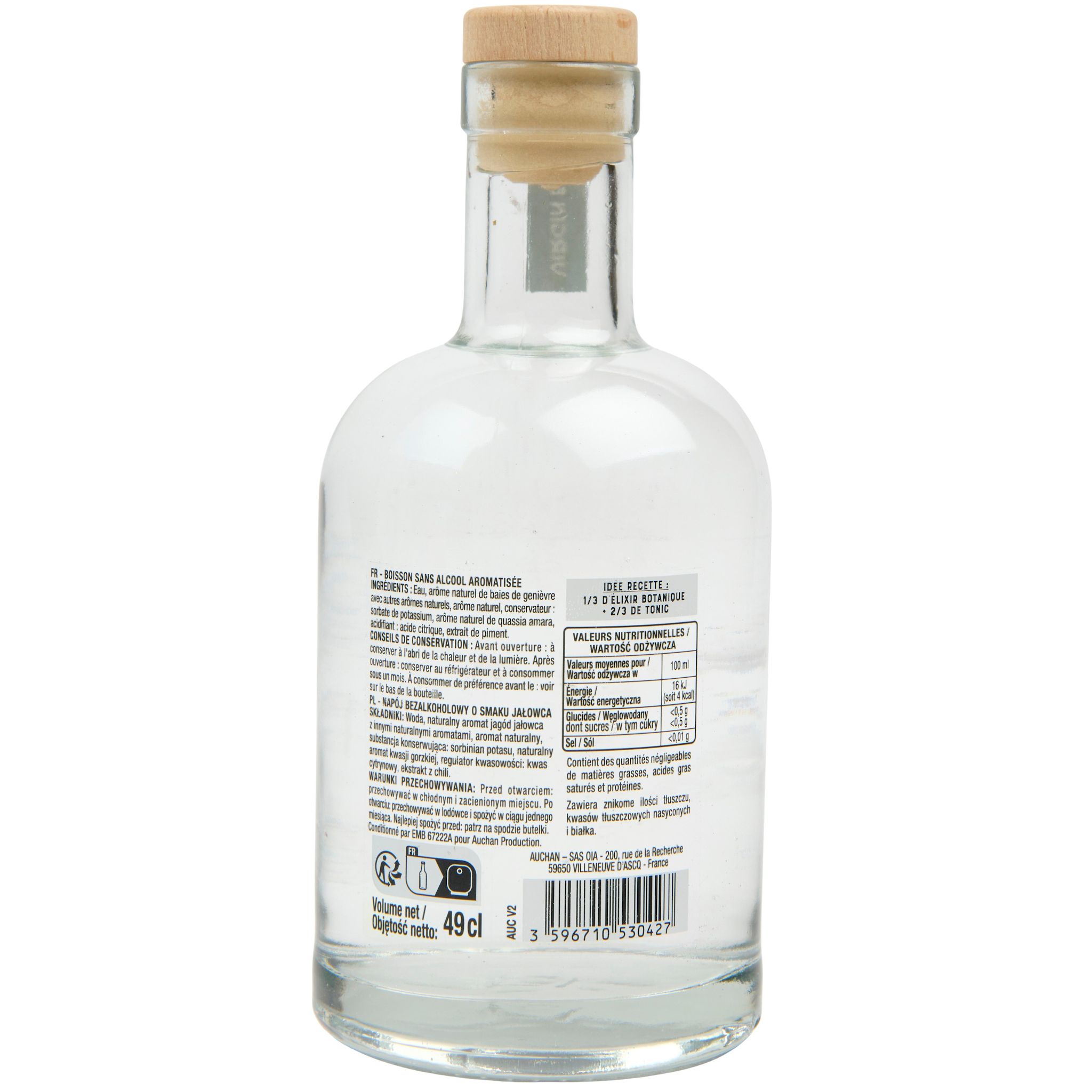 Voir la diapositive 4 : VIRGIN ELIXIR Elisabeth sans alcool 49cl