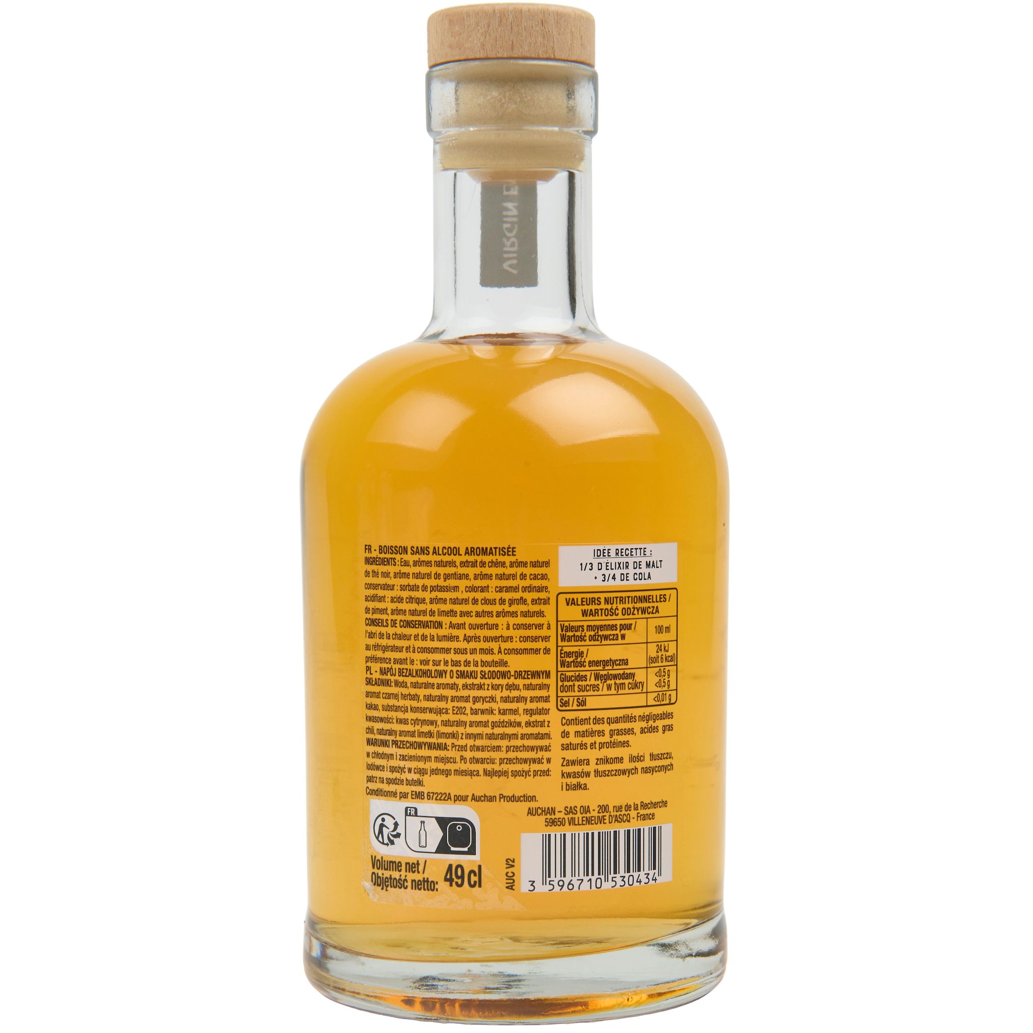 Voir la diapositive 2 : VIRGIN ELIXIR Will sans alcool 49cl
