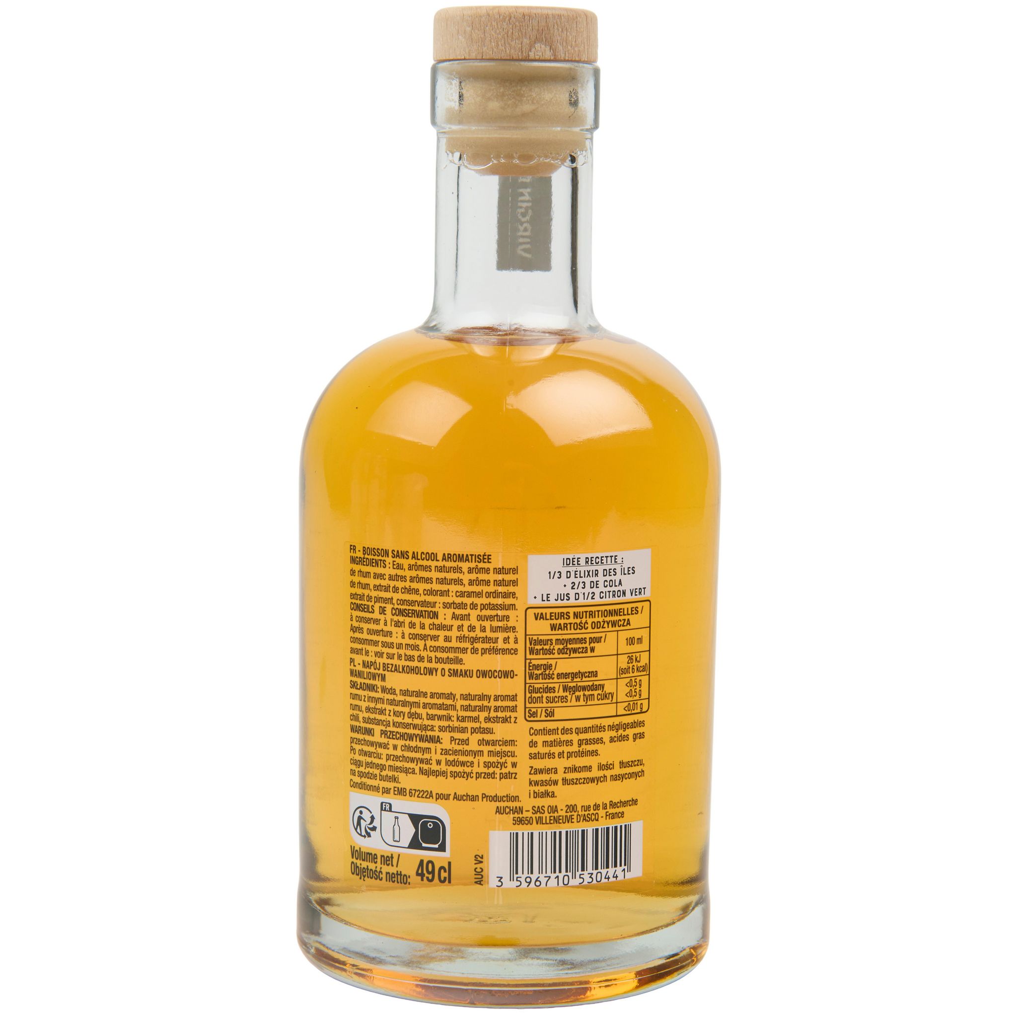 Voir la diapositive 3 : VIRGIN ELIXIR Francky sans alcool 49cl