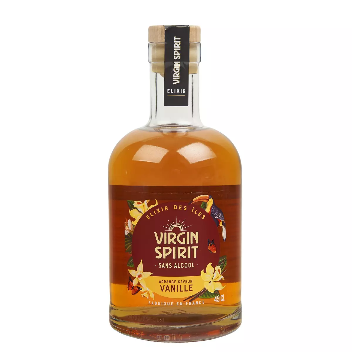 VIRGIN SPIRIT Elixir des îles arrangé saveur vanille 49cl