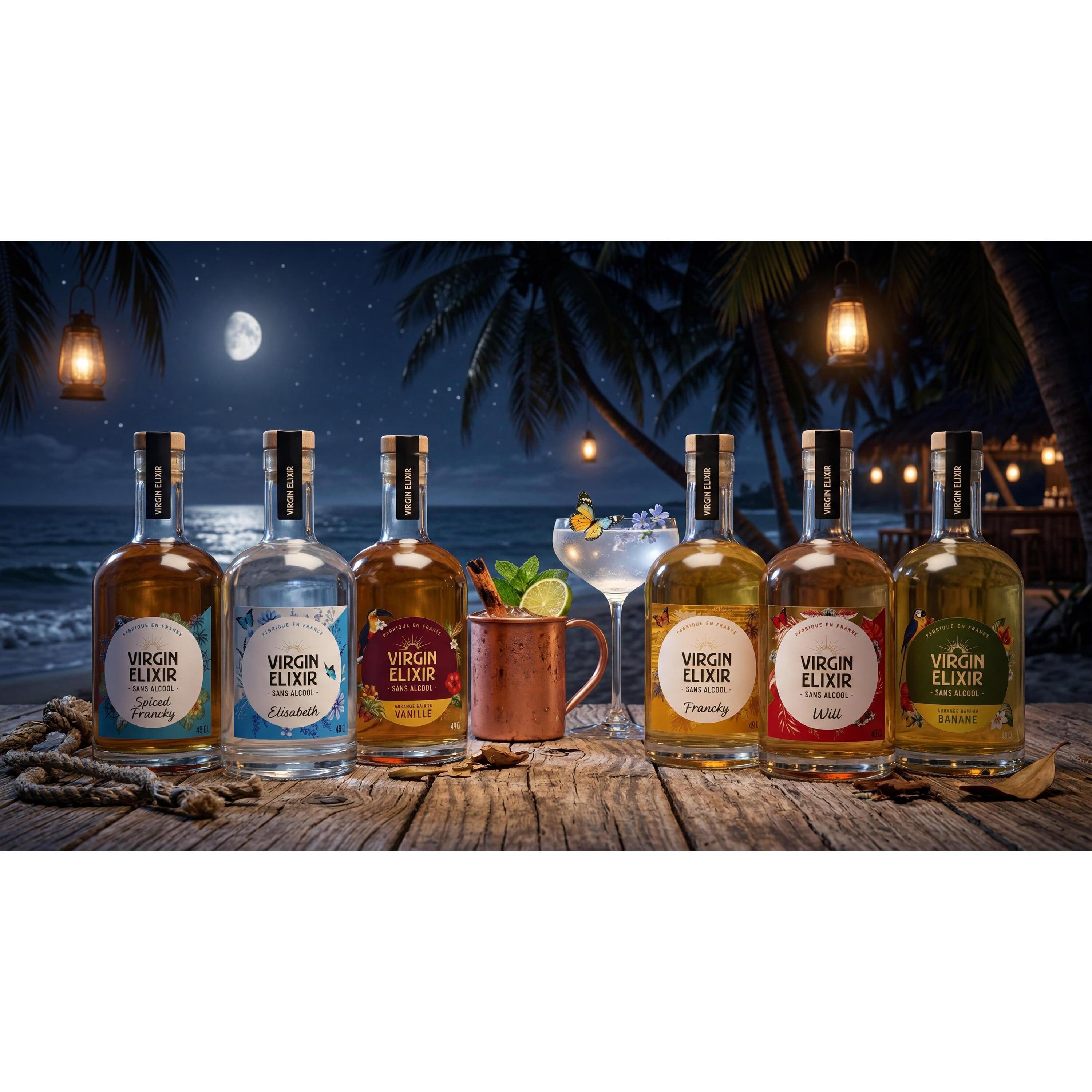 Voir la diapositive 2 : VIRGIN ELIXIR saveur vanille sans alcool 49cl