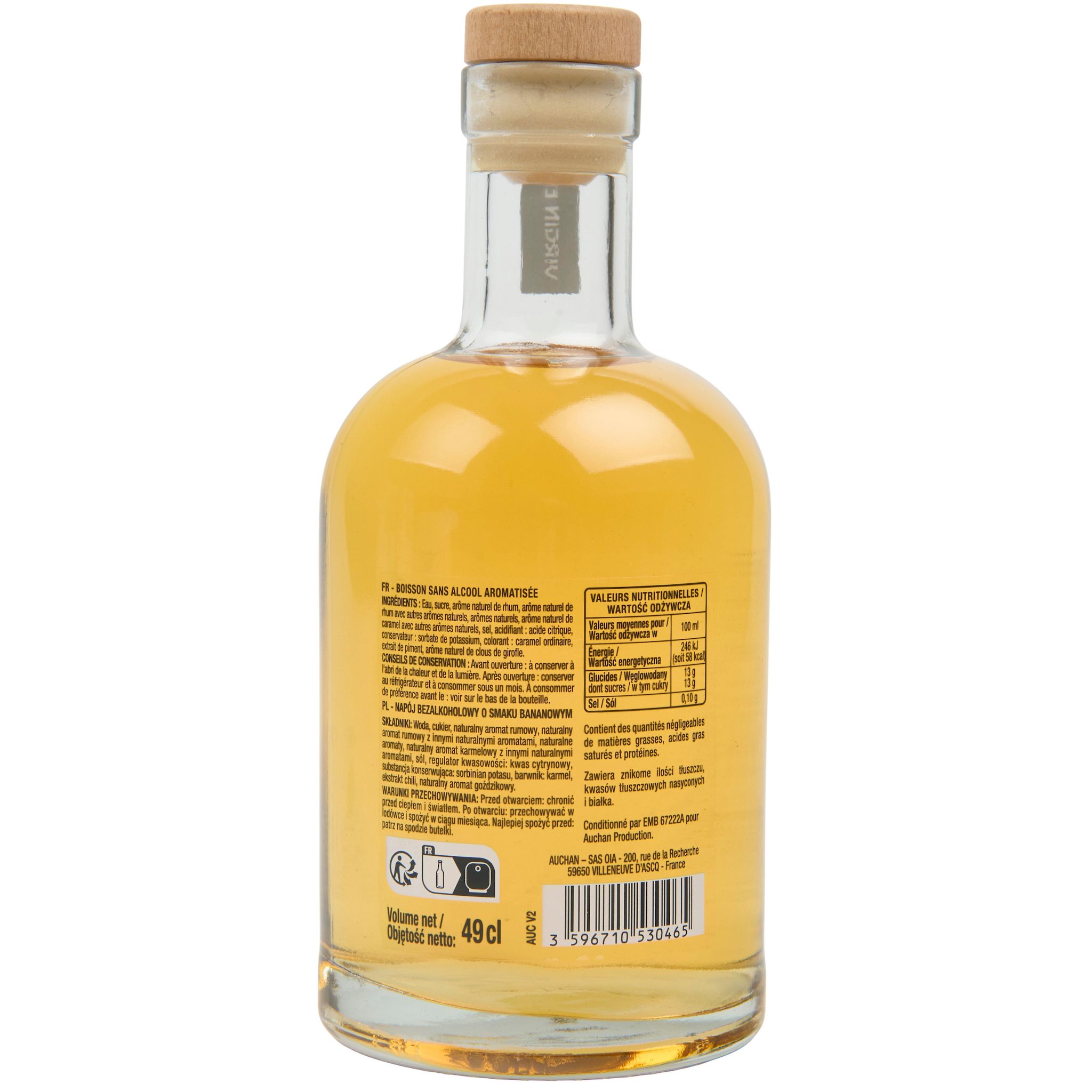 Voir la diapositive 2 : VIRGIN ELIXIR saveur banane sans alcool 49cl