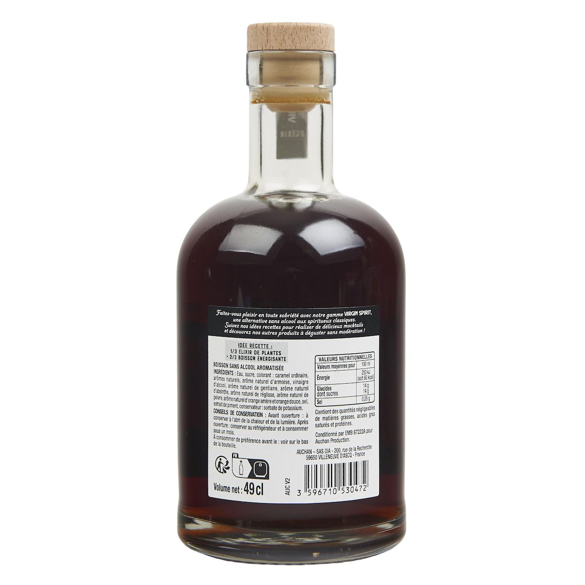 VIRGIN SPIRIT Elixir de plantes jaggi 49cl