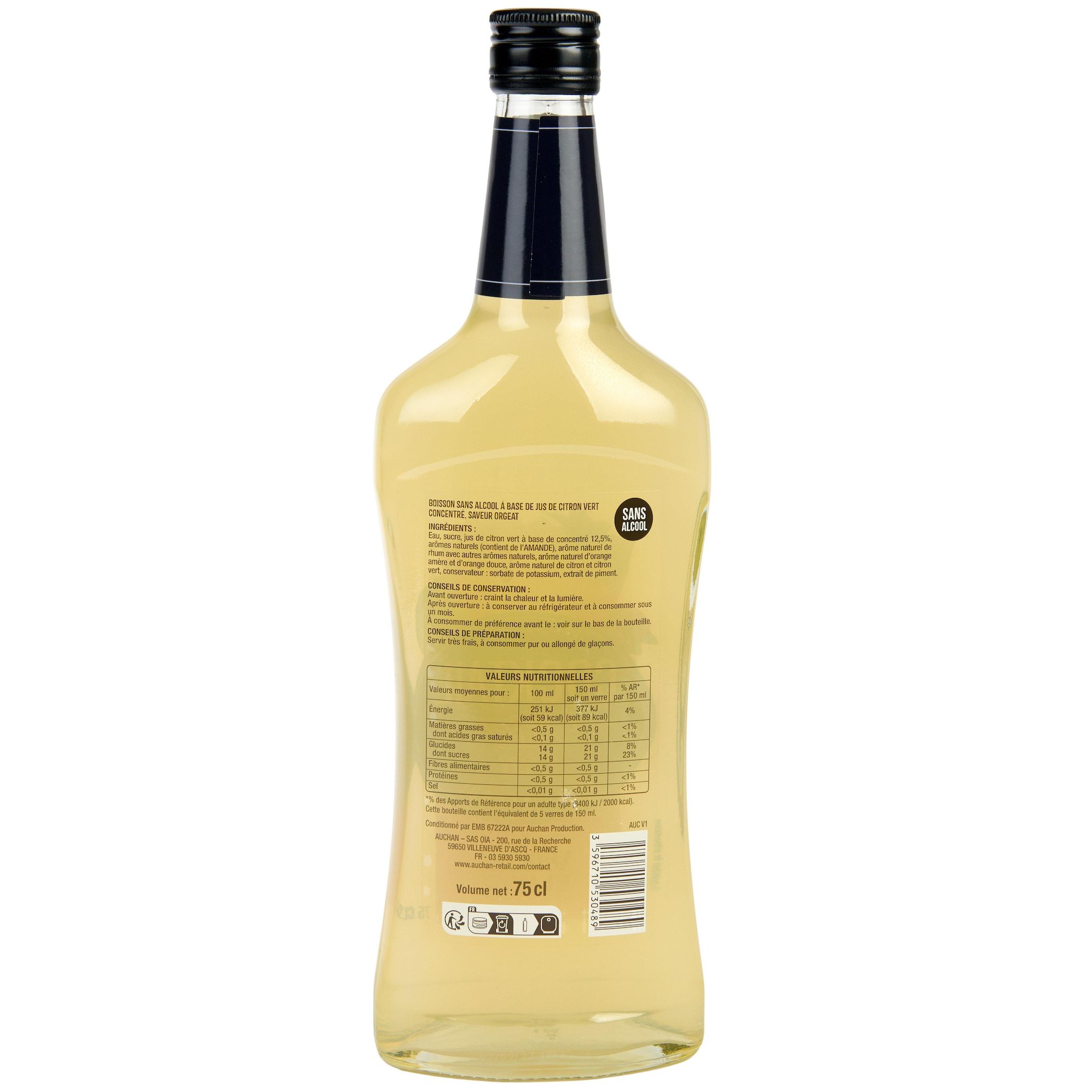 Voir la diapositive 2 : VIRGIN ELIXIR Cocktail sans alcool 75cl
