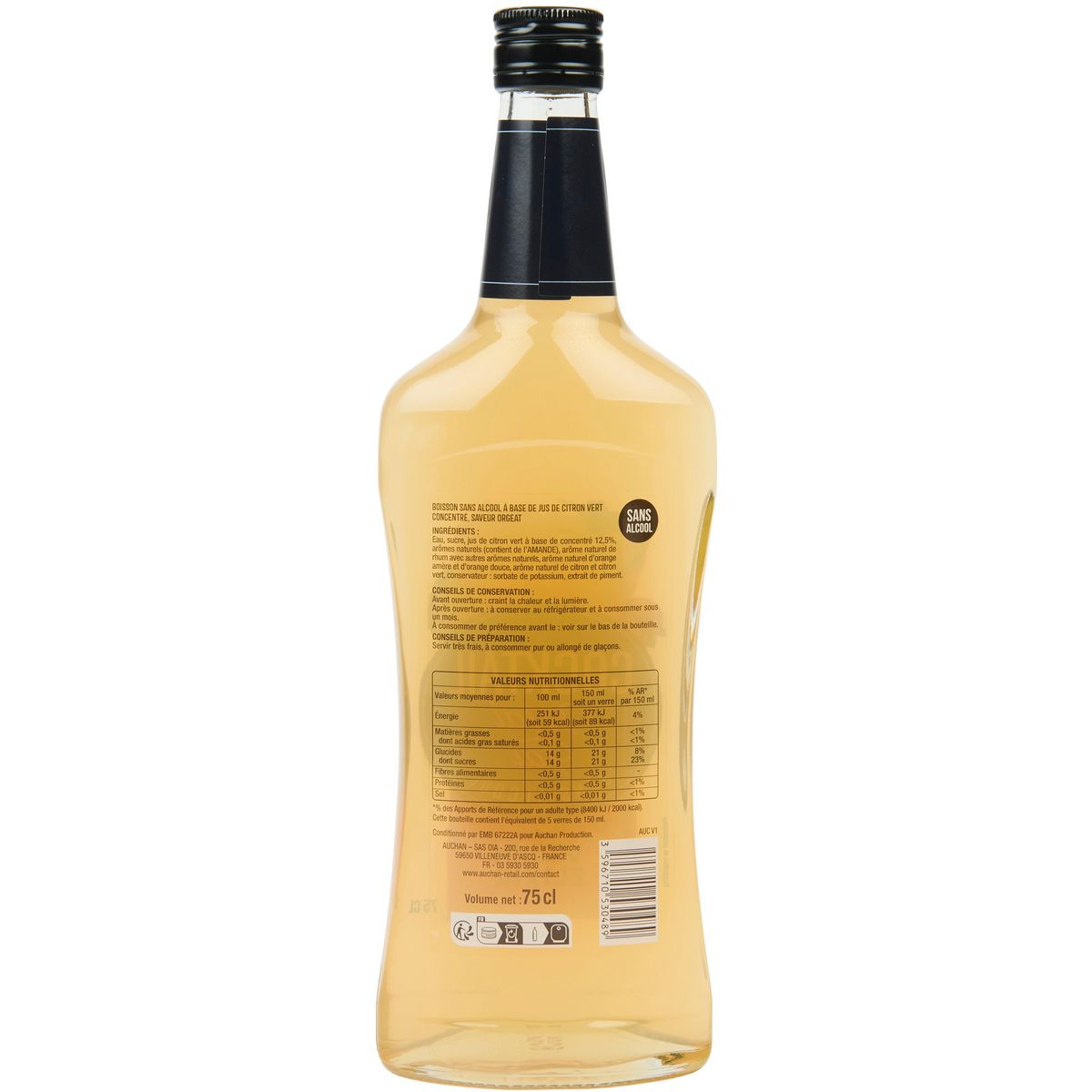 VIRGIN ELIXIR Cocktail sans alcool 75cl