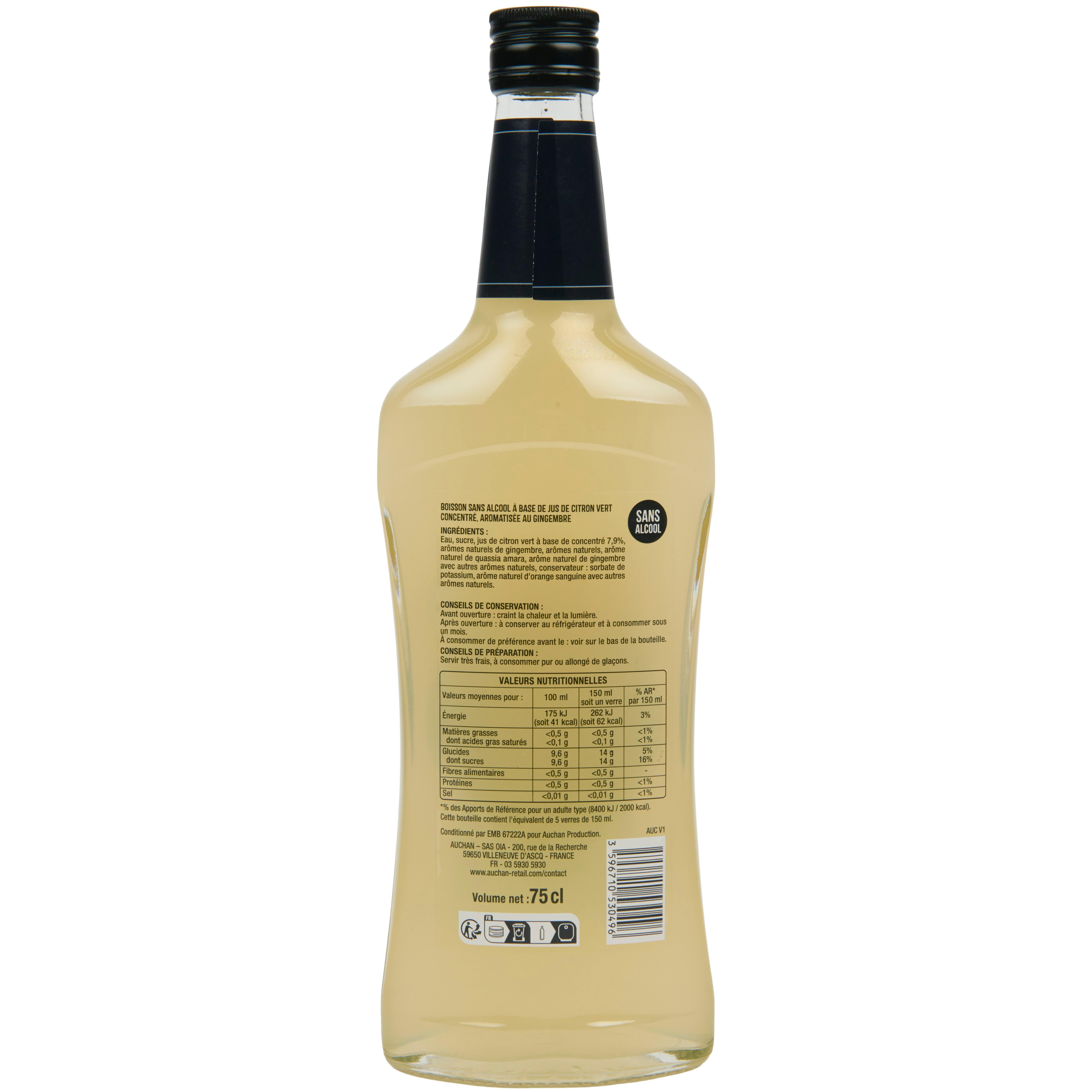 Voir la diapositive 2 : VIRGIN ELIXIR Cocktail mai tai sans alcool 75cl