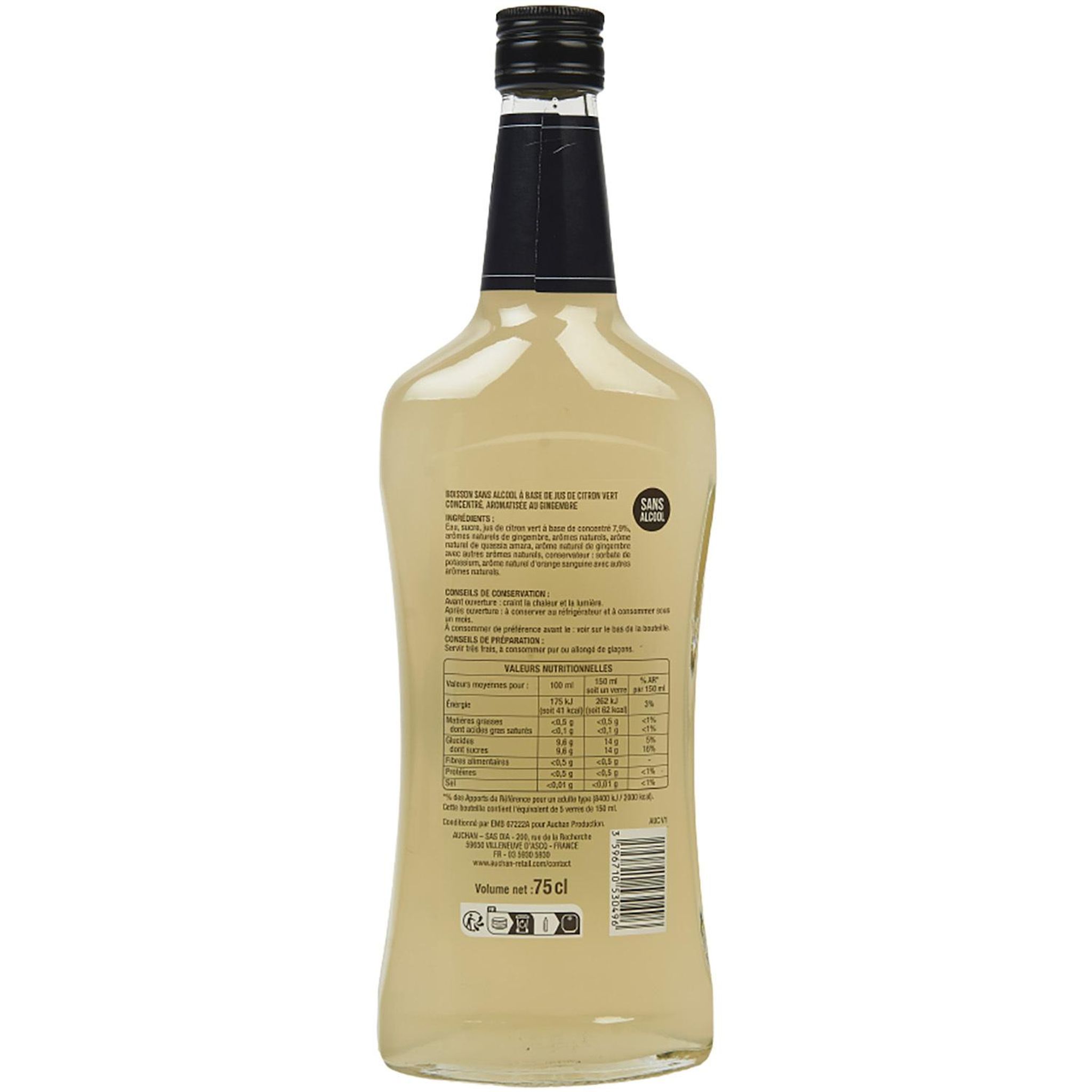 Voir la diapositive 3 : VIRGIN ELIXIR Cocktail mai tai sans alcool 75cl