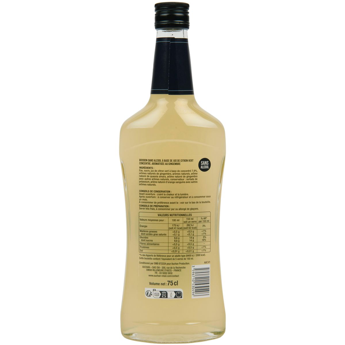 VIRGIN ELIXIR Cocktail mai tai sans alcool 75cl